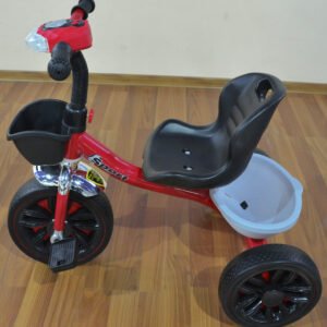 Tricicleta pentru copii «Sport» model TR-372 culoare roșu vizualizare laterală